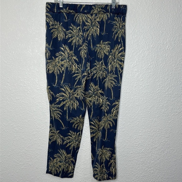 SOFT SURROUNDINGS palm tree pants size large vacation tropical novelty beach - Picture 4 of 5
